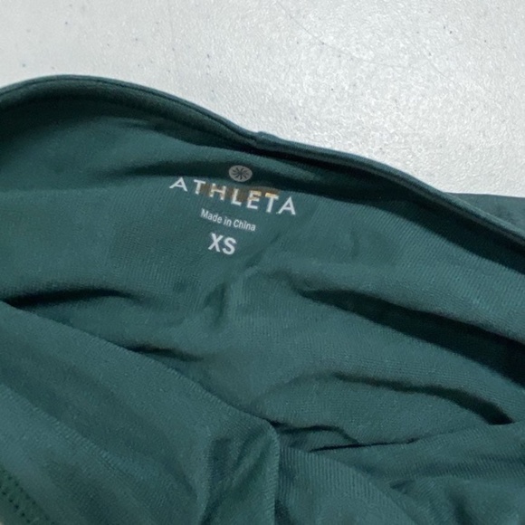ATHLETA AQUALUXE Green HALTER TANKINI NWOT - Picture 5 of 5